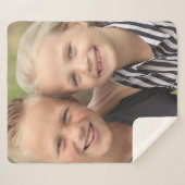 自分の写真を作成 シェルパブランケット (正面(横))