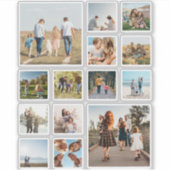 自分の写真を作成 シール (正面)