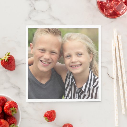 自分の写真を作成 スタンダードランチョンナプキン (インサイチュ)