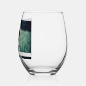 自分の写真を作成 ステムなしワイングラス (左)