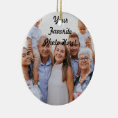 自分の写真を作成 セラミックオーナメント (右)