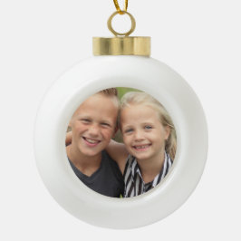 自分の写真を作成 セラミックボールオーナメント