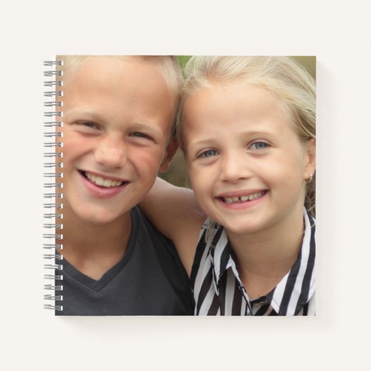 自分の写真を作成 ノートブック (正面)