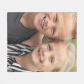 自分の写真を作成 フリースブランケット (正面(横))