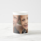 自分の写真を作成 ボーンチャイナマグカップ (正面)