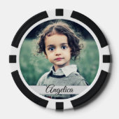 自分の写真を作成 ポーカーチップ (正面)