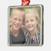 自分の写真を作成 メタルオーナメント (左)
