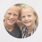 自分の写真を作成 ラベル (デザイン1)