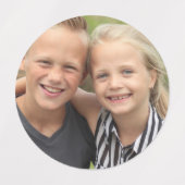 自分の写真を作成 ラベル (デザイン2)