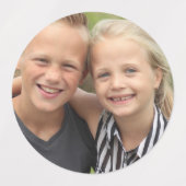 自分の写真を作成 ラベル (デザイン2)