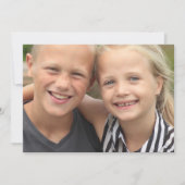 自分の写真を作成 招待状 (正面)