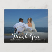 自分の写真を作結婚成する ポストカード (正面)