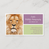 自分の写真を使う 名刺 (裏面)