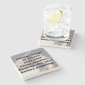 自分の写真を簡単にパーソナライズされた作成 ストーンコースター (横)