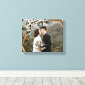 自分の写真を結婚作成する キャンバスプリント (インサイチュ (ウッドフロア))