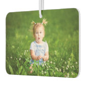 自分の写真を自動で追加 カーエアーフレッシュナー (左)