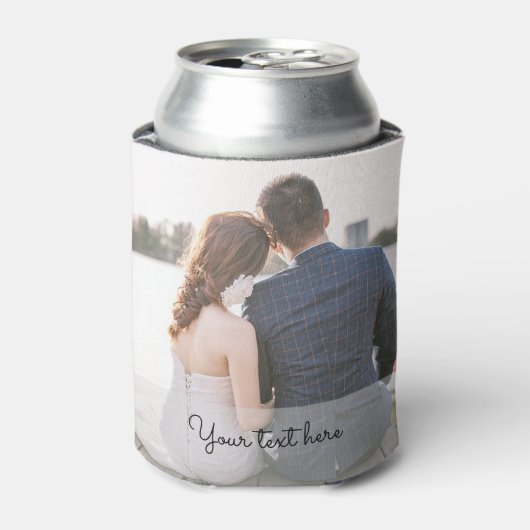 自分の写真を追加するカスタムクーラーボックス 缶クーラー (缶正面)