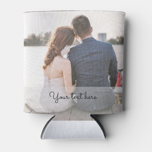 自分の写真を追加するカスタムクーラーボックス 缶クーラー (正面)