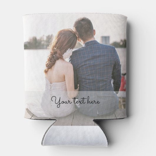 自分の写真を追加するカスタムクーラーボックス 缶クーラー (裏面)