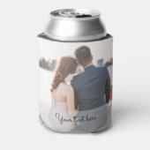 自分の写真を追加するカスタムクーラーボックス 缶クーラー (缶裏面)