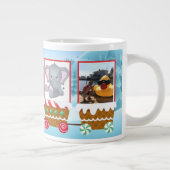 自分の写真を追加するクリスマストレインホリデーギフト ジャンボコーヒーマグカップ (右)