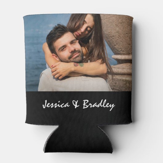 自分の写真を追加するパーソナライズされたクーラーボックス 缶クーラー (裏面)