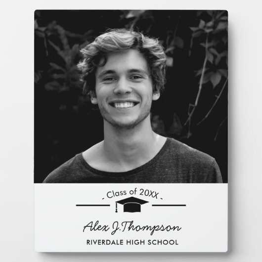 自分の写真を追加する卒業写真プラーク フォトプラーク (正面)