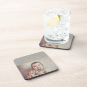 自分の写真を追加する誕生日 コースター (右側)