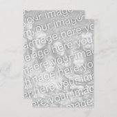 自分の写真を追加する エンクロージャーカード (正面/裏面)