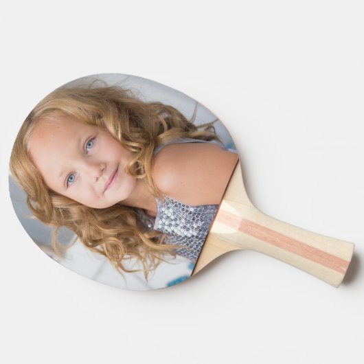 自分の写真を追加カスタムする 卓球ラケット (横)