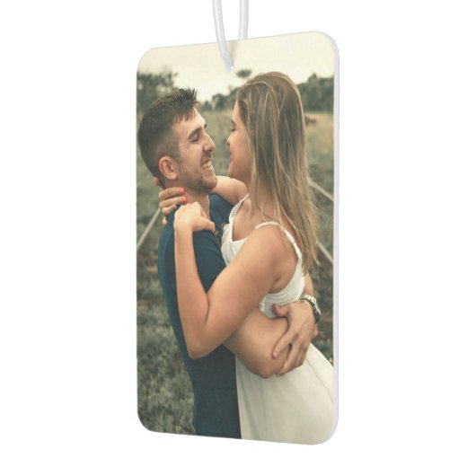 自分の写真を追加カスタムするAir Freshener カーエアーフレッシュナー (左)