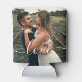 自分の写真を追加カスタムするScript Loveクーラーボックス 缶クーラー (裏面)