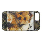 自分の写真を追加6/6s怠惰なヨークシャーテリアモノグラム Case-Mate iPhoneケース (裏面(横))