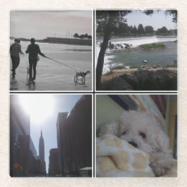 自分の写真を追加 ガラスコースター