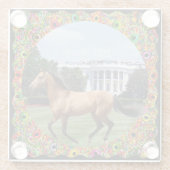 自分の写真を追加 ガラスコースター (裏面)