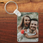「自分の写真を追加」キーチェーン キーホルダー (正面)