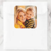 自分の写真を追加 スクエアシール (バッグ)