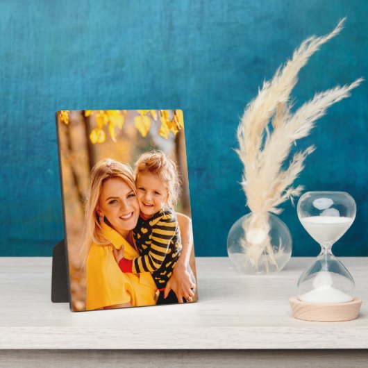 自分の写真を追加 |テンプレート フォトプラーク (側面)