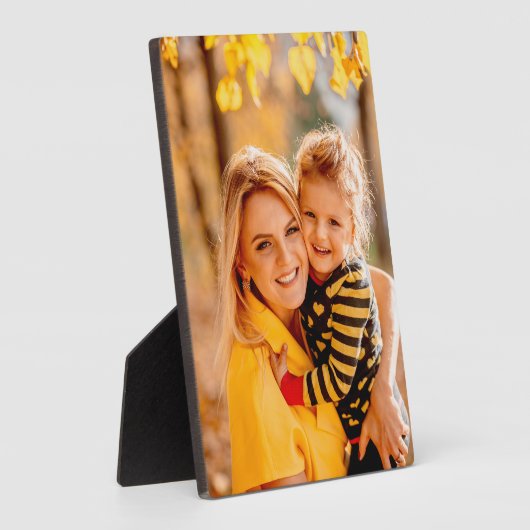 自分の写真を追加 |テンプレート フォトプラーク (側面)