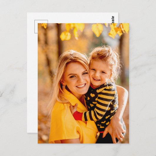 自分の写真を追加 |テンプレート ポストカード (正面/裏面)