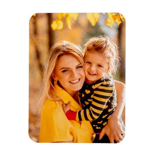 自分の写真を追加 |テンプレート マグネット (縦)