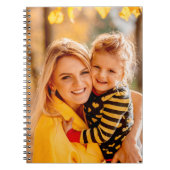 自分の写真を追加 ノートブック (正面)