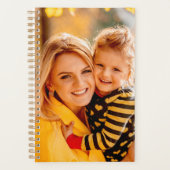 自分の写真を追加 プランナー手帳 (正面)