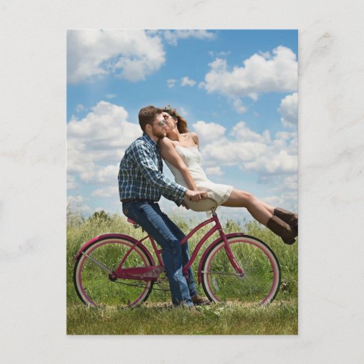 自分の写真を追加 ポストカード (正面)