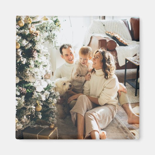 自分の写真を追加 マグネット (正面)