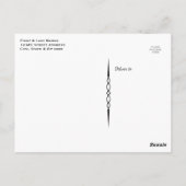 自分の写真を追加 |ヴィンテージ写真（角あり） ポストカード (裏面)