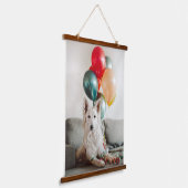 自分の写真を追加 |犬カスタムの写真 吊り下げ型タペストリー (傾斜あり)