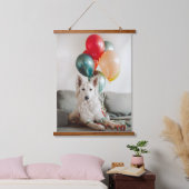 自分の写真を追加 |犬カスタムの写真 吊り下げ型タペストリー (寝室)