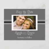 自分の写真を追加 – Silver 案内ポストカード (正面)