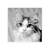 自分の写真カスタムをペットの猫犬の動物にする ラバースタンプ (インプリント)